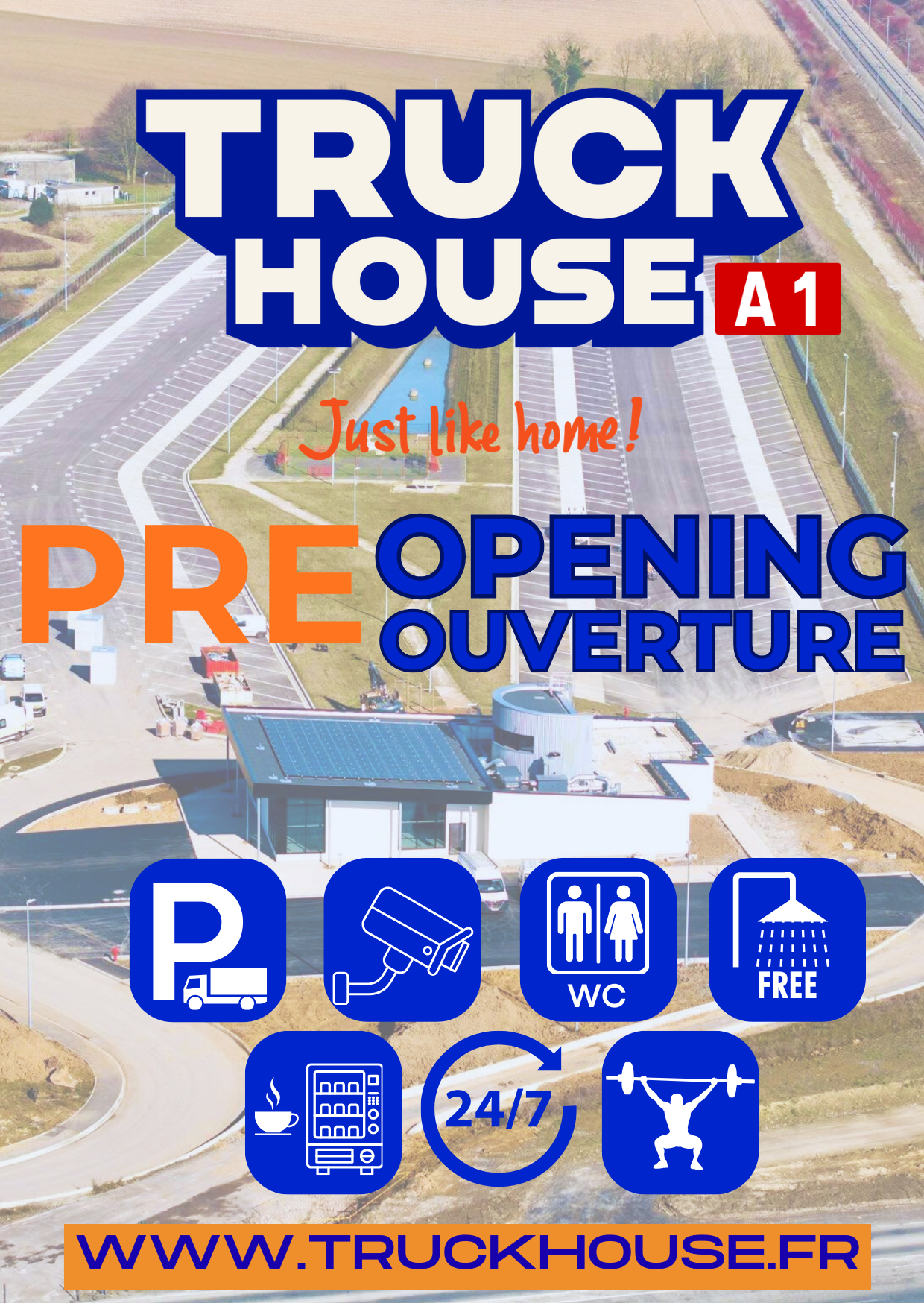 Truck House - vue aérienne