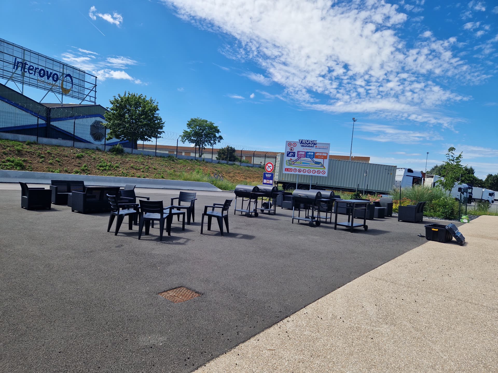 Barbecue terrace