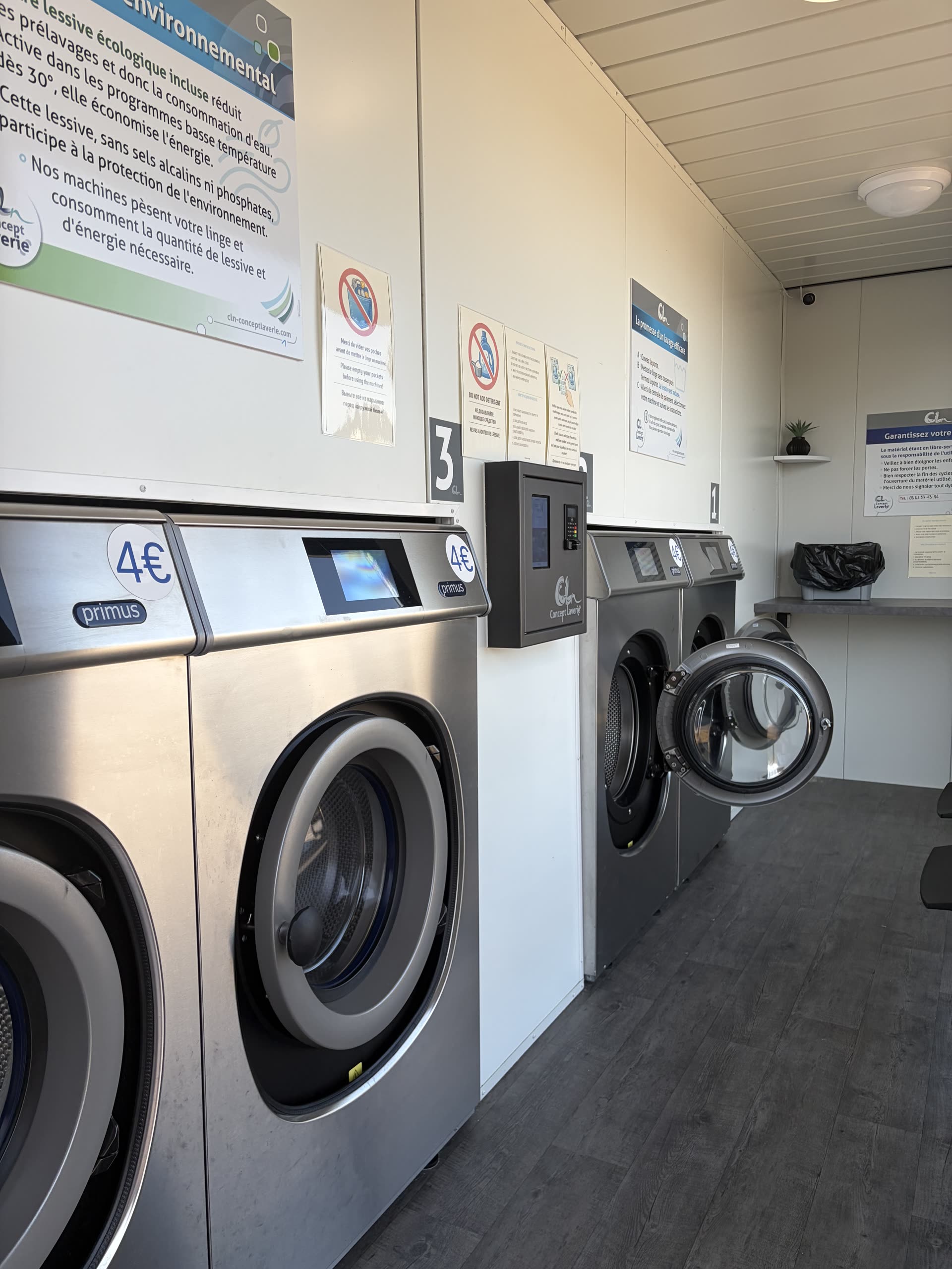 Equipped laundry